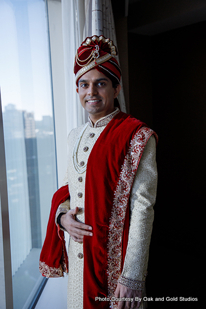 Indian groom look like Maharaja