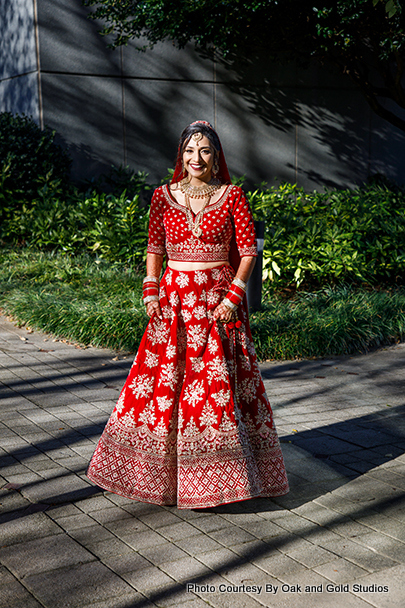 Perfect wedding attire for indian bride