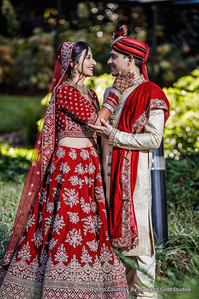Indian love birds possing for photoshoot
