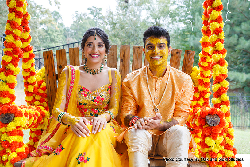 Pre-wedding ritual haldi-ceremony