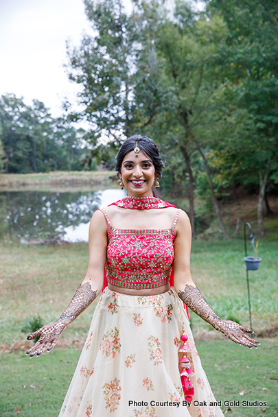 Indian bridal mehndi design