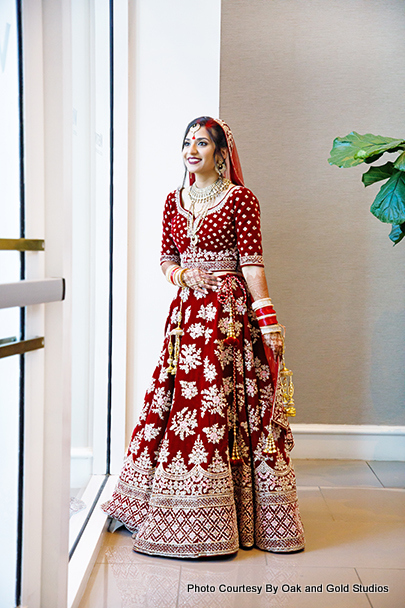 Beautiful indian wedding bridal attire