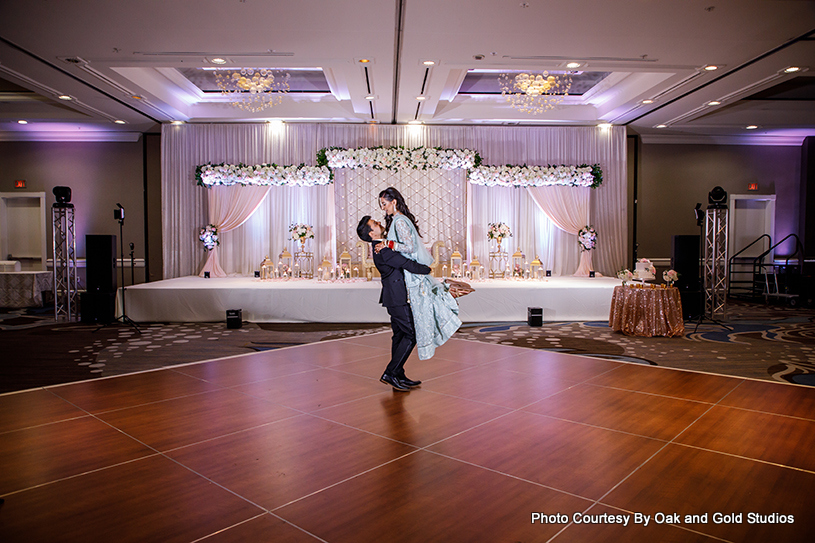 Indian wedding couple dance on the beats of JOCKEY DJ Ameet