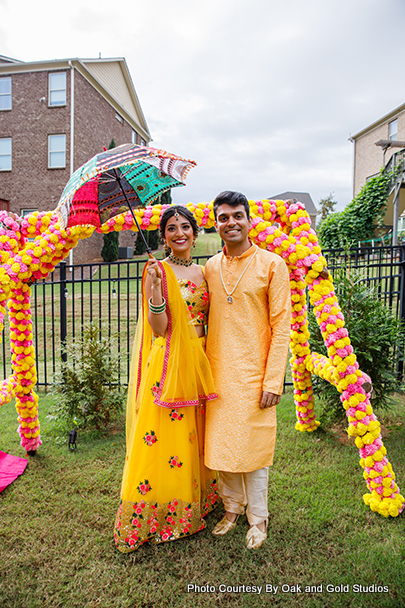 Indian pre Wedding Ceremony Mandap Decor