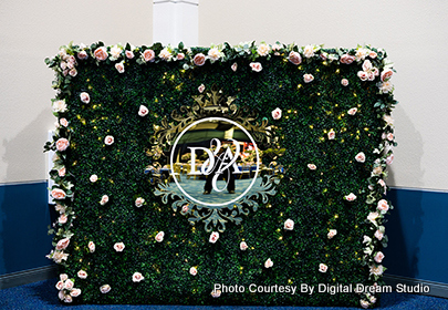 Enterance decoration for daisy and anup