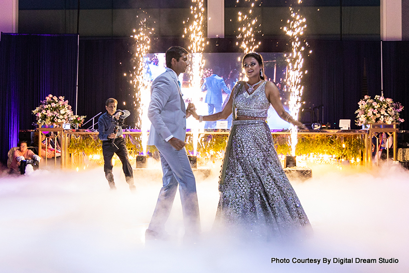 How romantic indian wedding couple