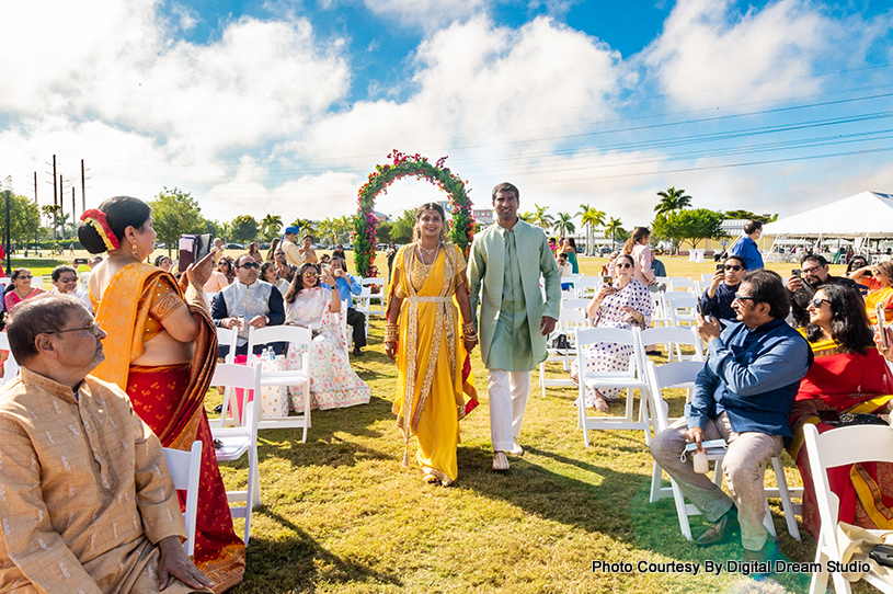 yellow and green always in for wedding