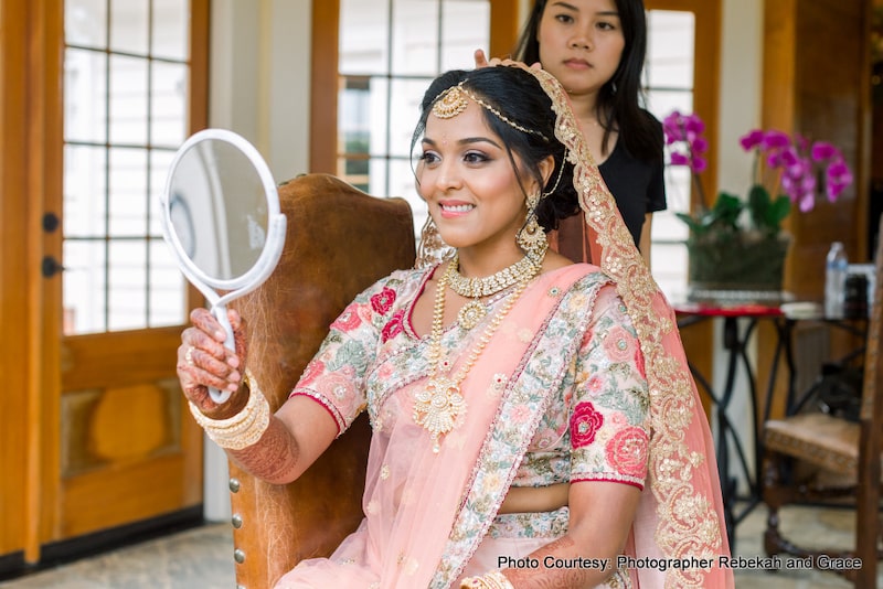 Indian Bride Hair and makeup by Makeup By Jenny