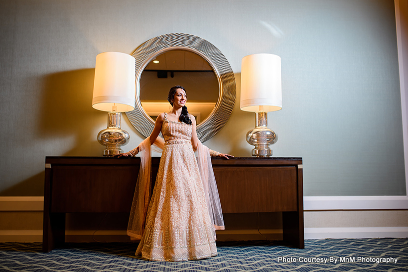 Indian Bride ready for Reception Ceremony