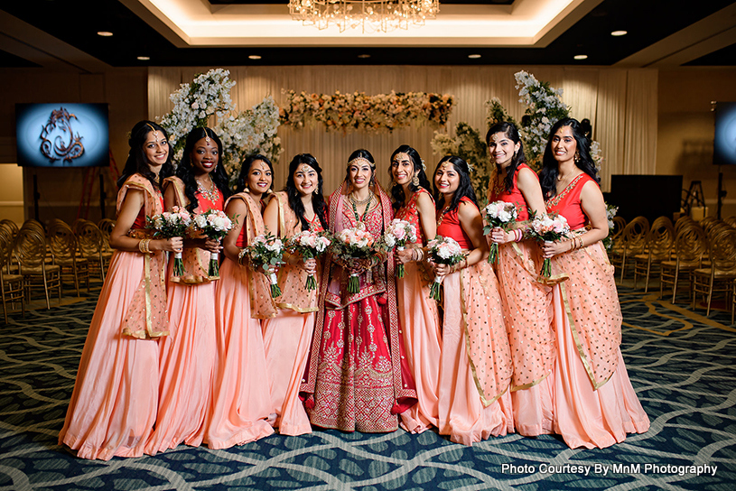 Indian Bride with Bridesmaid Capture