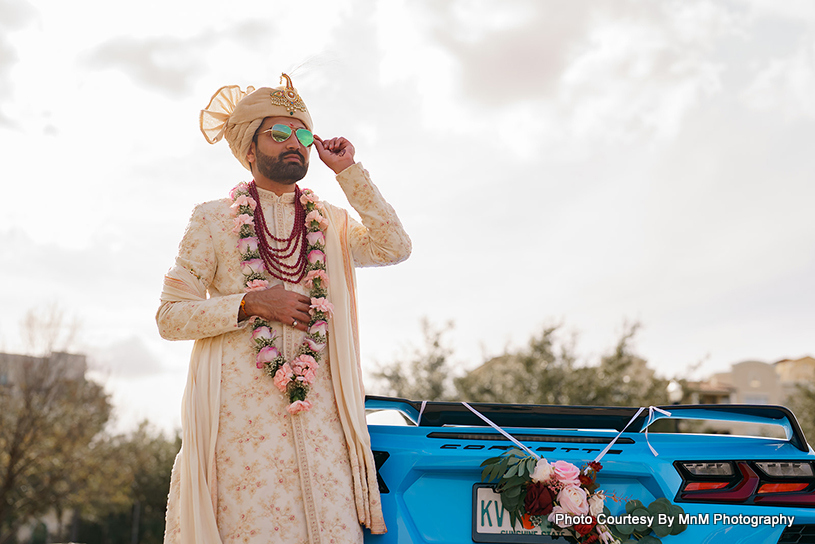 Indian groom ready for wedding 