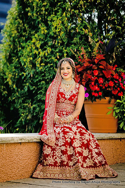 Indian bride look like maharani