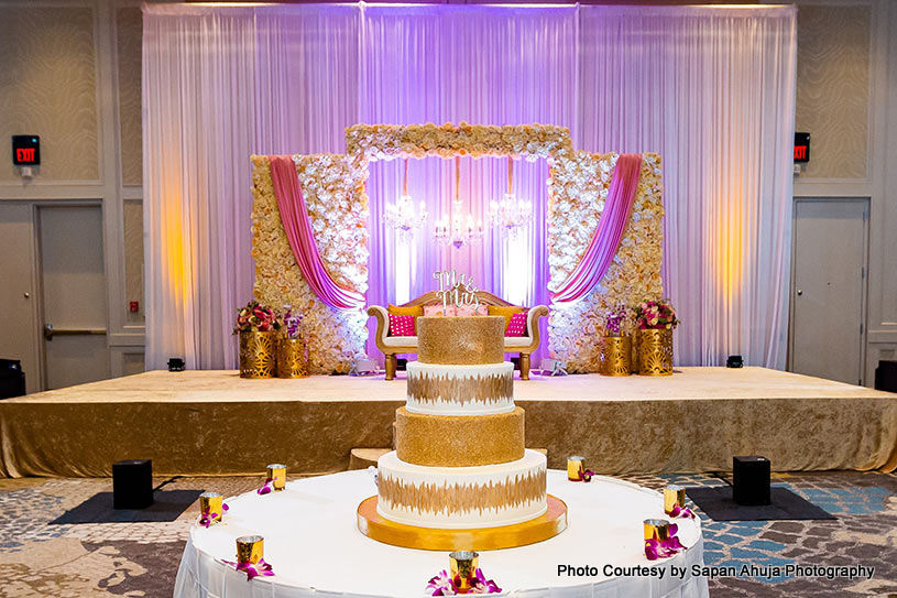 Five Layer Indian wedding cake 