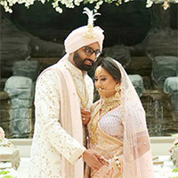 Indian Wedding Couple Anika and Milan