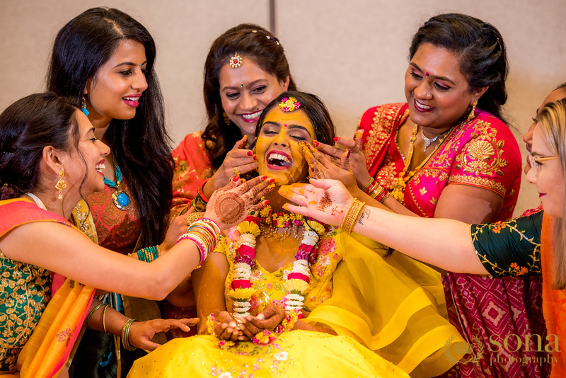 Haldi Ceremony at Indian Wedding