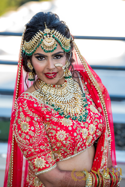 Lovely Pose by Indian Bride