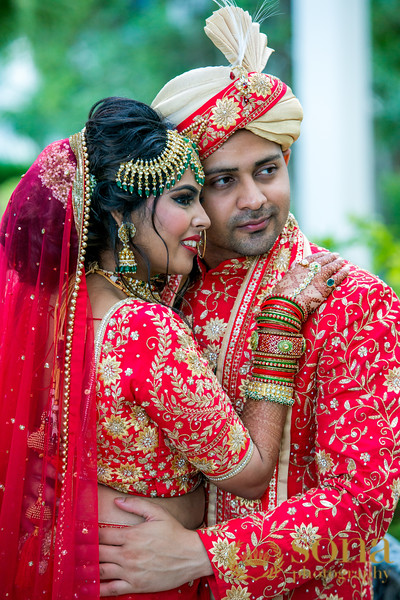 Indian Couple posing Outdoors