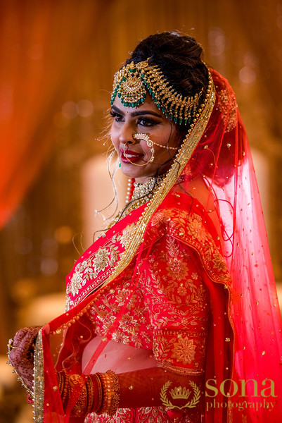 Lovely Indian Wedding bride's Gown