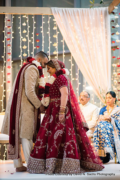 Garland ceremony - Indian wedding ritual