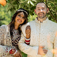 Indian Wedding Couple Ayusa and Jeff