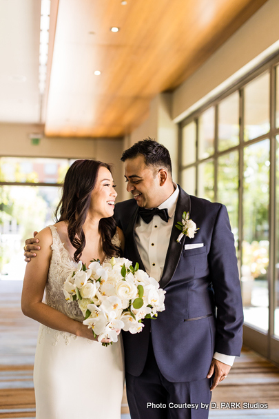 Happy Indian Wedding Couple