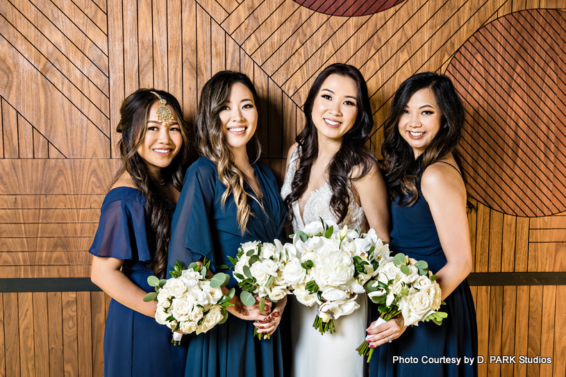 Indian Bride with Bridesmaid