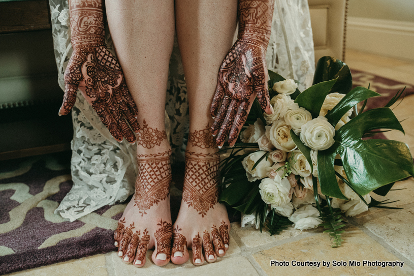 Indian bridal Mehndi