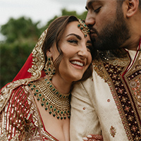 Indian Wedding Couple Mariah and Gautam