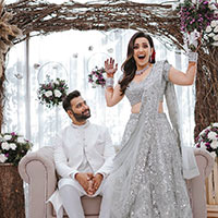 Esha Kansara and Siddharth Amit Bhavsar’s Engagement