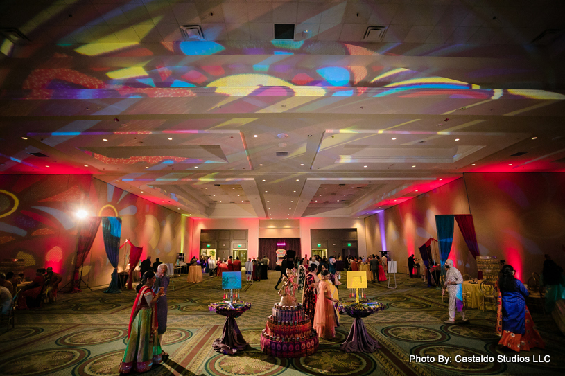 Indian wedding guest ready for Sangeet Night