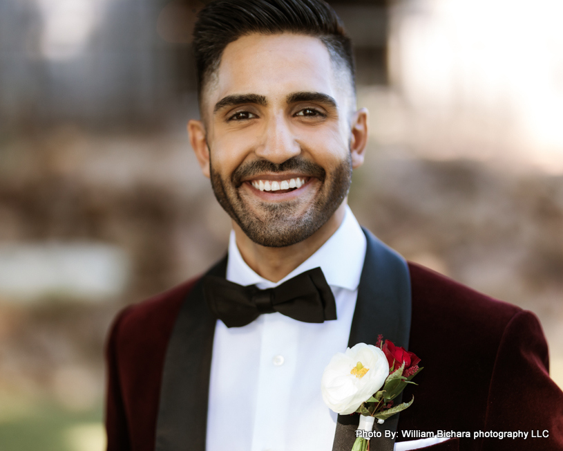 Groom looking Dashing Handsome