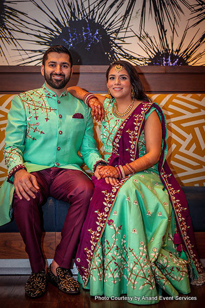 Indian Wedding Couple Both Look Gorgeous