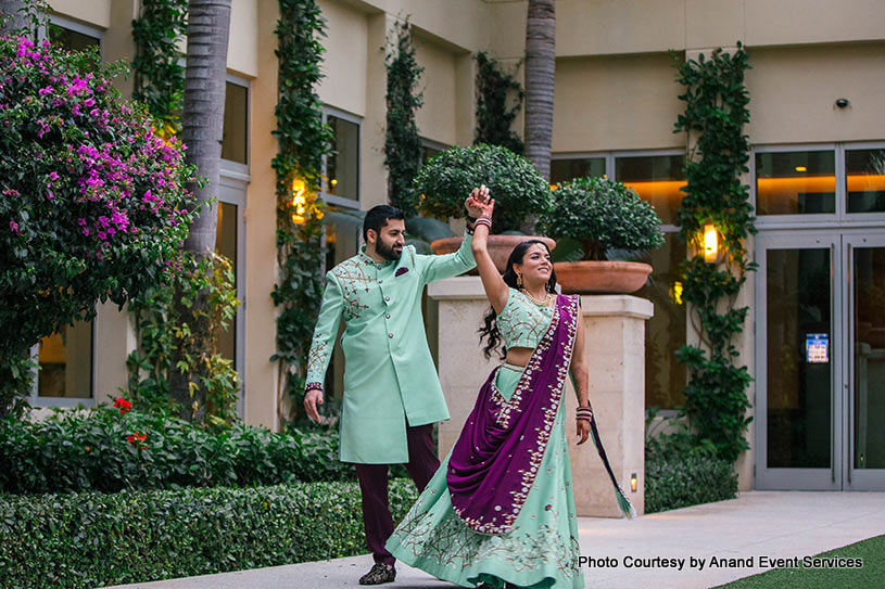 Indian Bride dancing with Indian Groom Capture