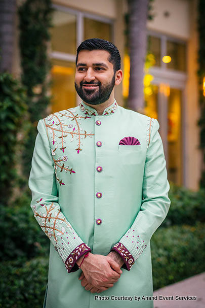 Indian Groom Ready for Sangeet Night