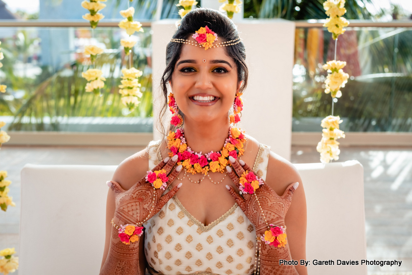 Flower Jewellery for Haldi Ceremony