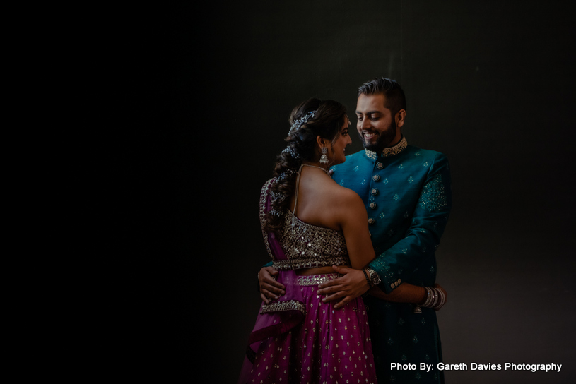 What a Romantic moment for Indian wedding couple