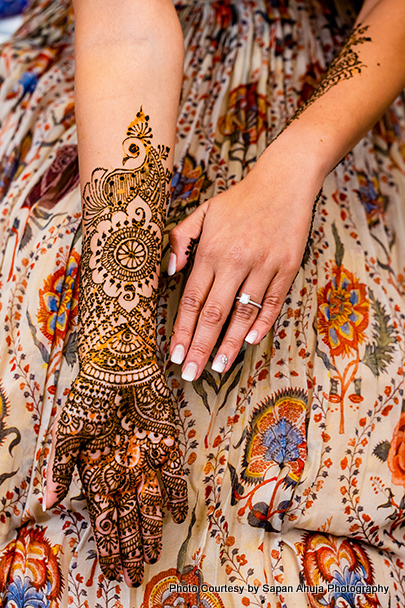 Indian wedding Bridal mehndi
