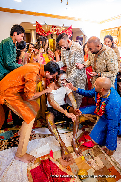 Pre wedding Haldi ceremony