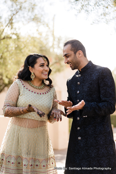 Capturing the joyous connection of an Indian couple