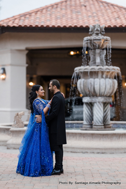 Indian Couple Having Tender Moment