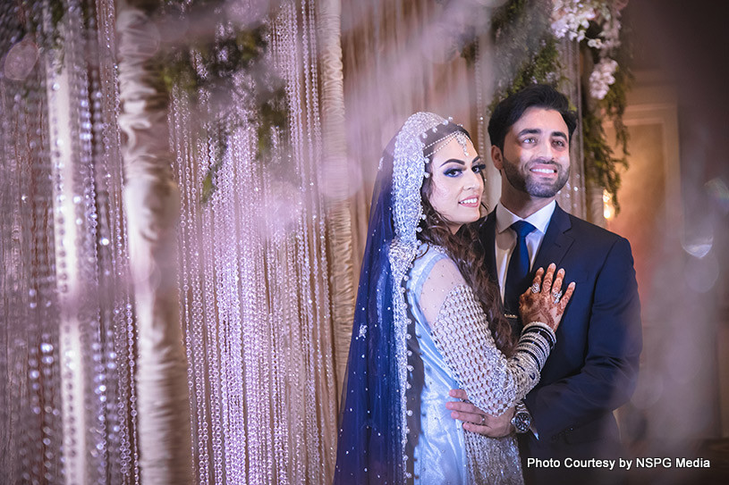 Romantic Photo Pose by Beautiful Indian Wedding Couples