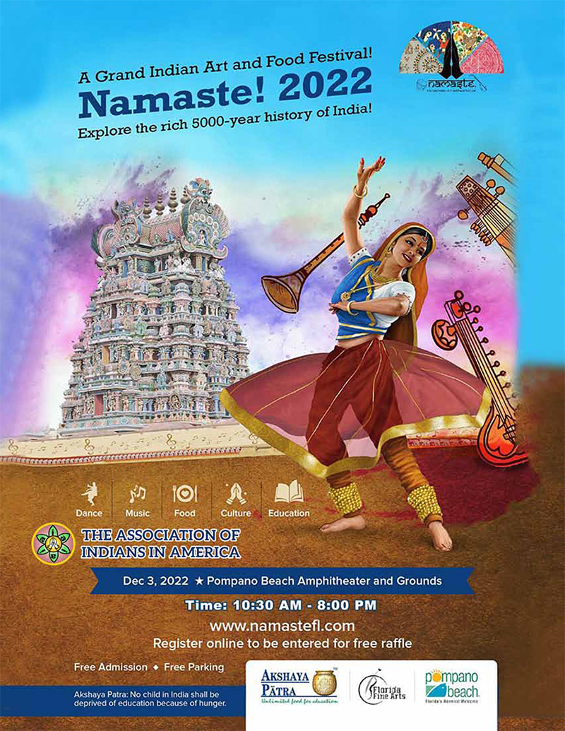 A Grand Indian Art and Food Festival! Namaste!2022