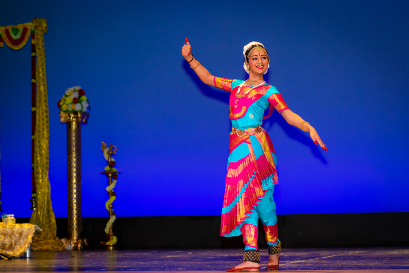  Nitya Kunta performed her Bharatanatyam Rangapravesam at Windermere, Florida