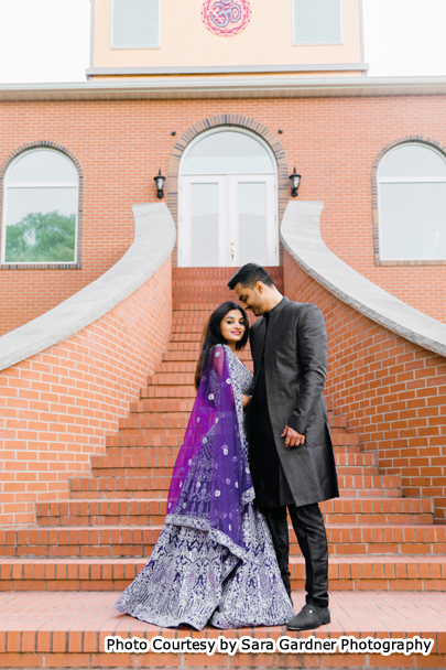 Happy wedding couple photoshoot