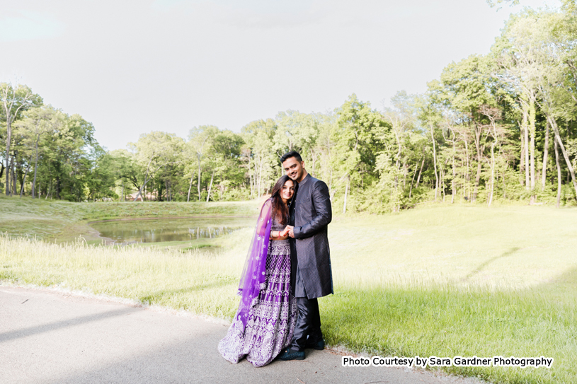 Romantic Photo Pose by Beautiful Indian Wedding Couples