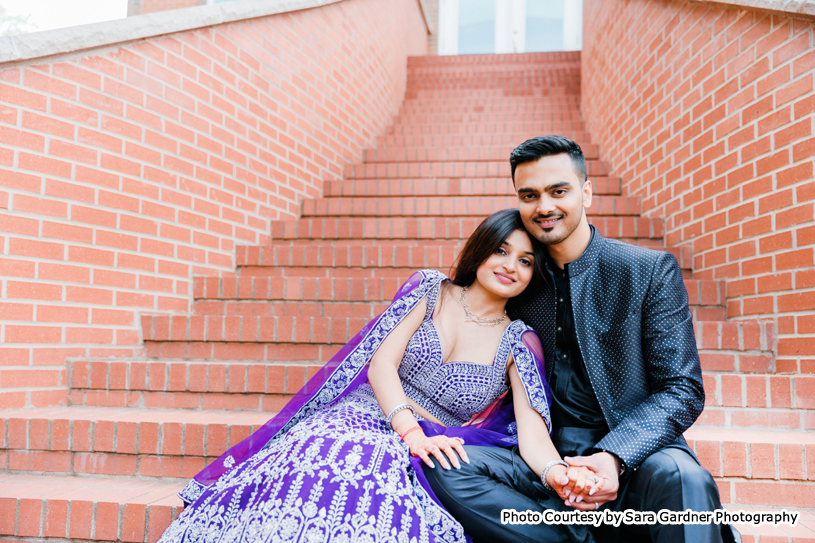 What a romantic moment for Indian Couple!