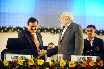 Gautam Adani and Narendra Modi