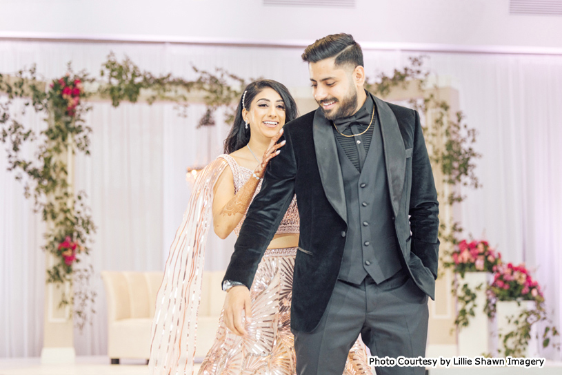 Beautiful indian wedding couple