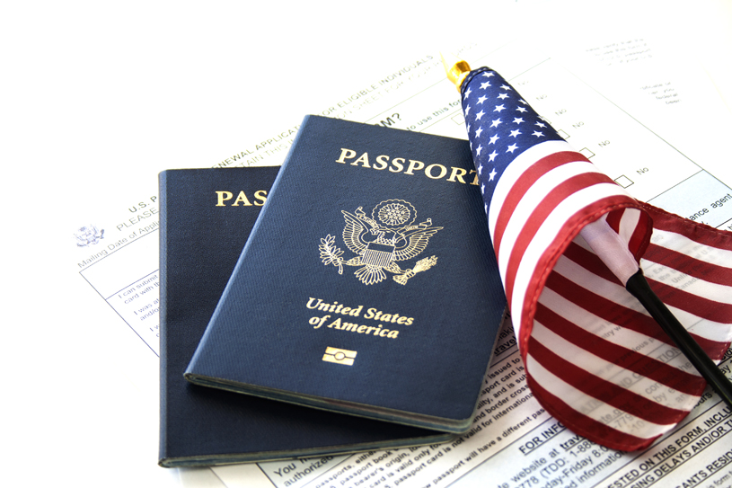 Immigration concept - Passport image