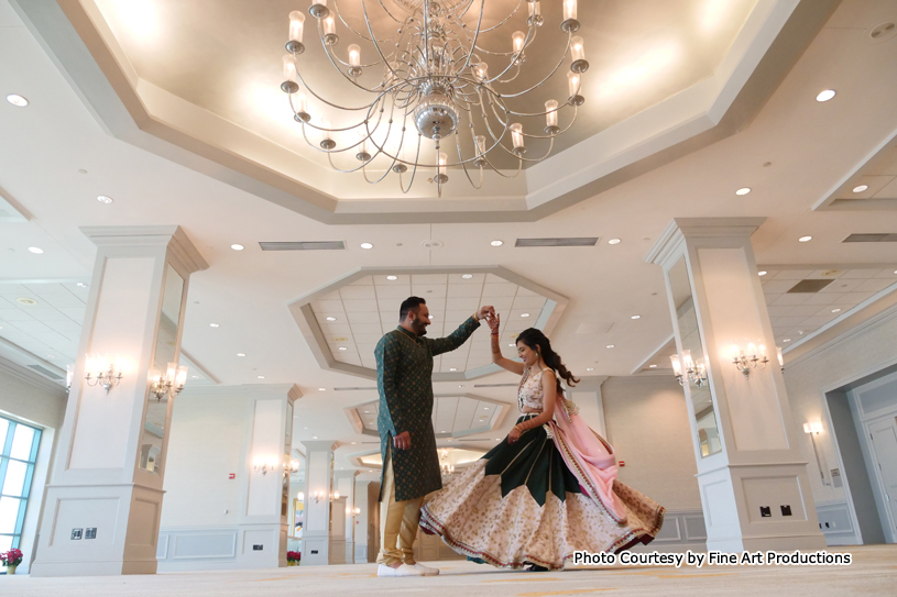 Indian wedding couple's first Dance Performance